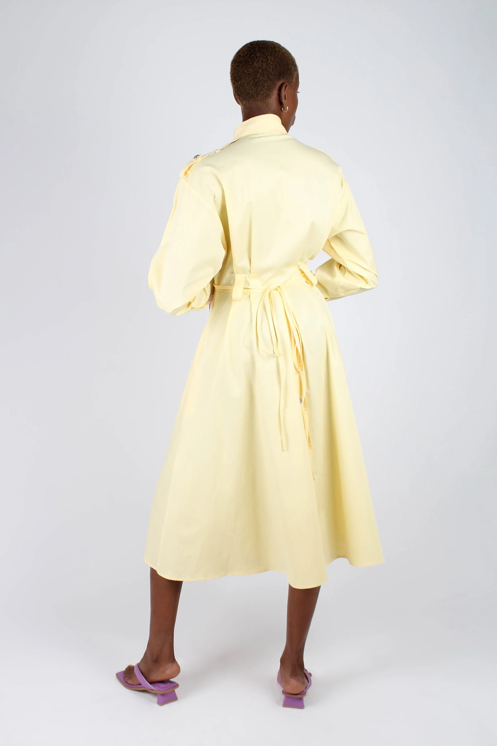 Lemon button front utility maxi dress - Image 15