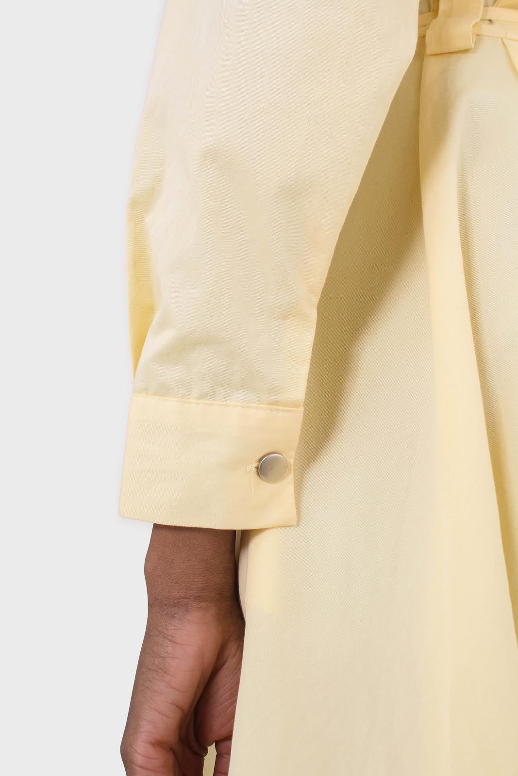 Lemon button front utility maxi dress - Image 4