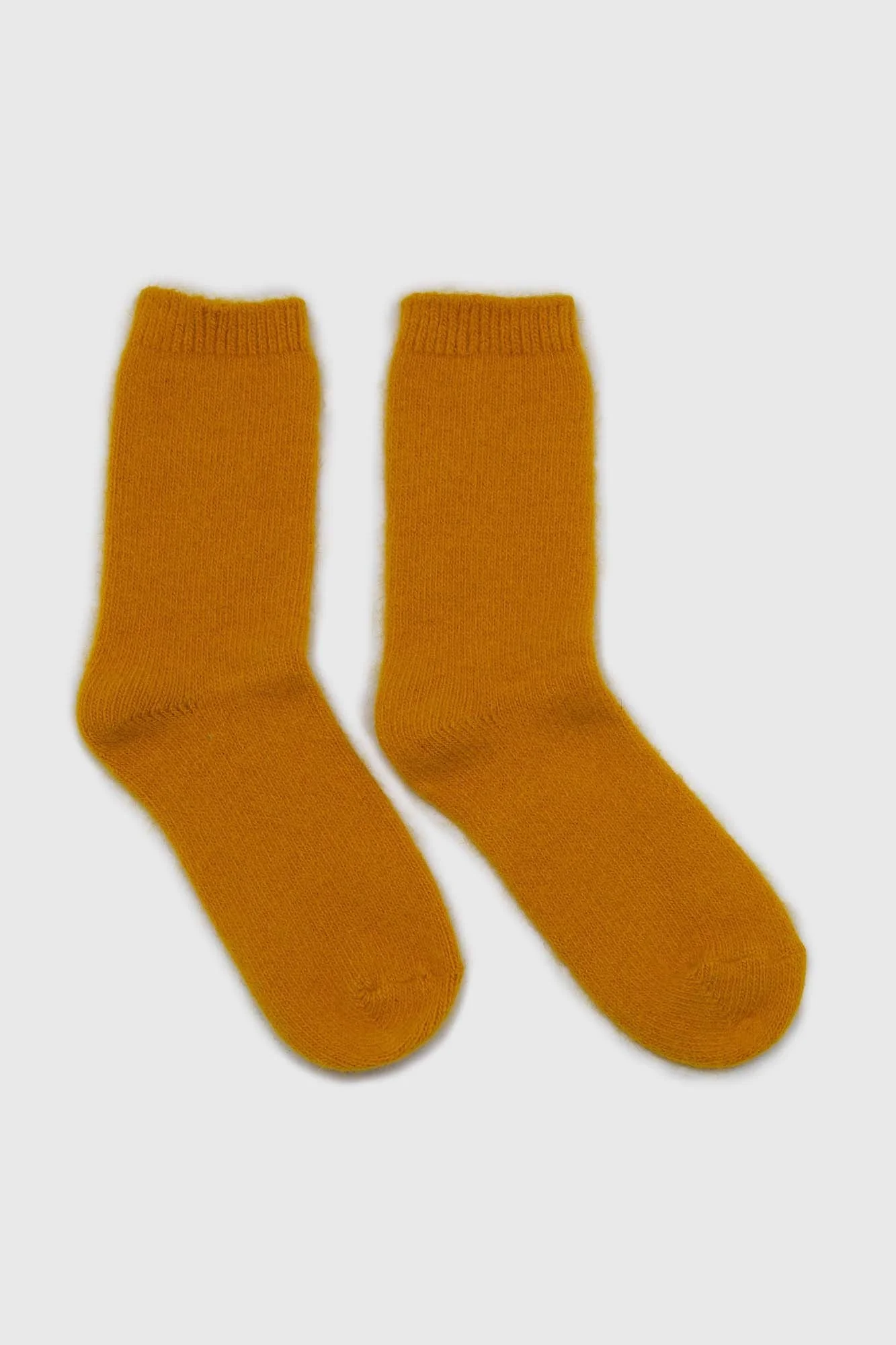 Mustard angora smooth socks - Image 4