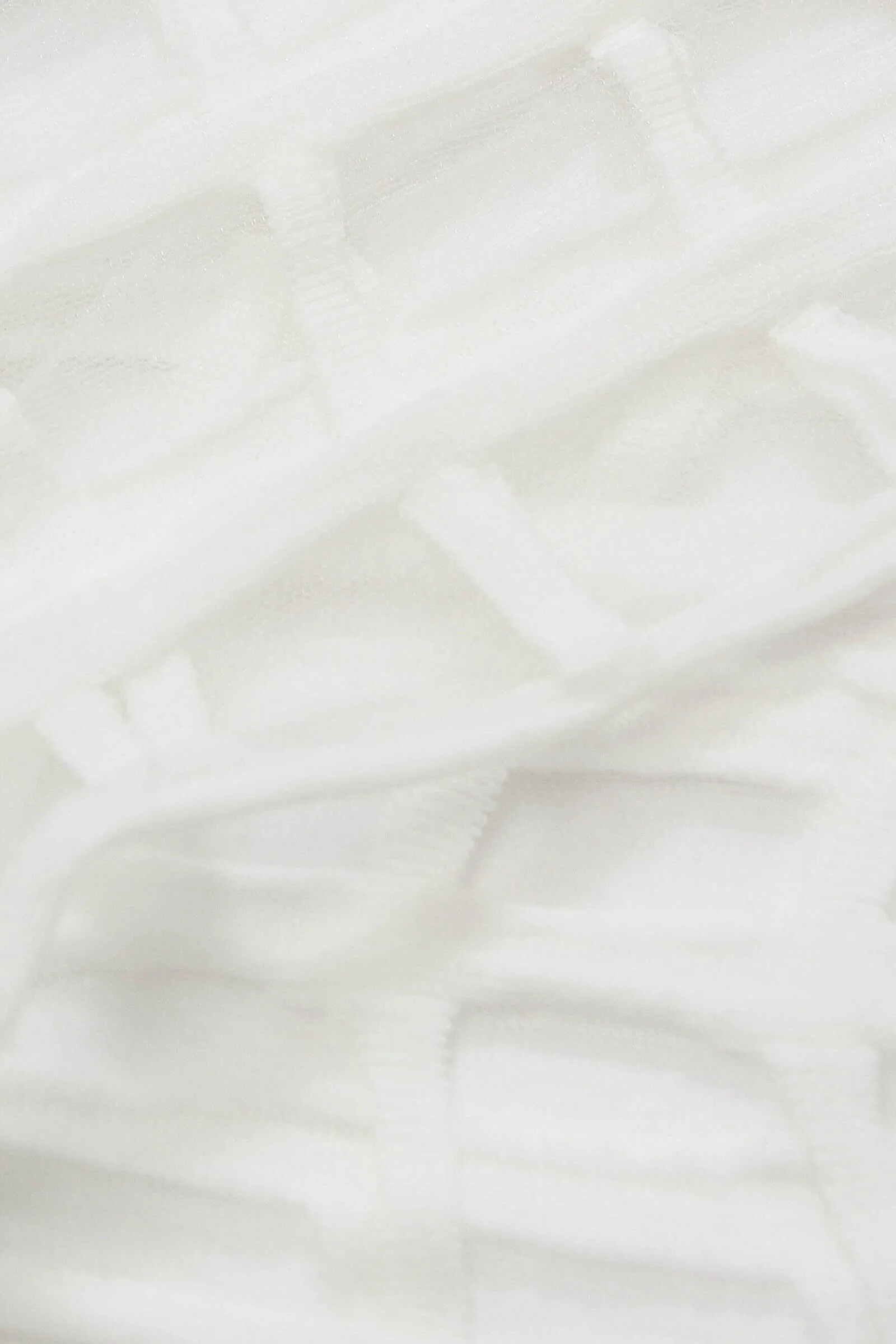 White sheer grid socks - Image 8